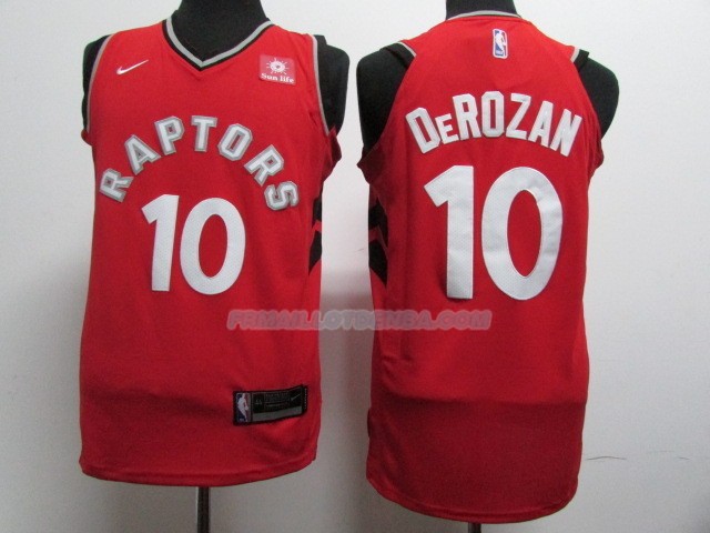 Maillot Basket Authentique Toronto Raptors DeRozan 2017-18 10 Rouge
